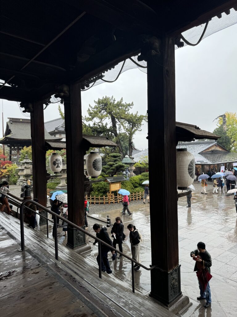View from the temple
